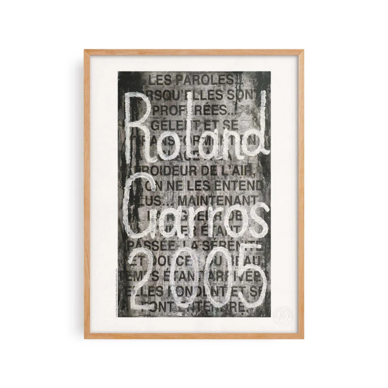 Affiche Roland-Garros - Jaume Plensa - 30 x 40 cm