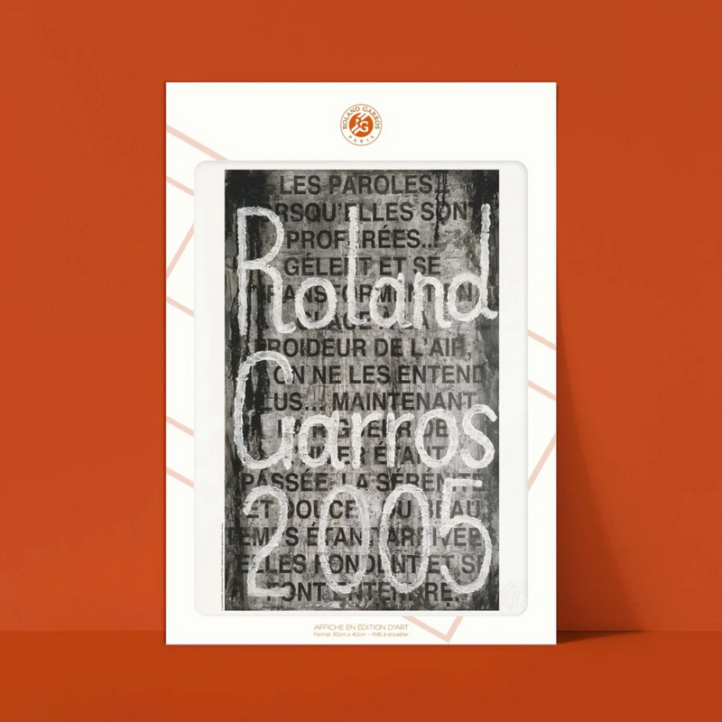 Affiche Roland-Garros - Jaume Plensa - 30 x 40 cm