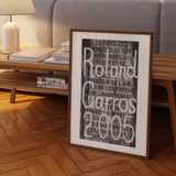 Affiche Roland-Garros - Jaume Plensa - 30 x 40 cm | Fleux | 7
