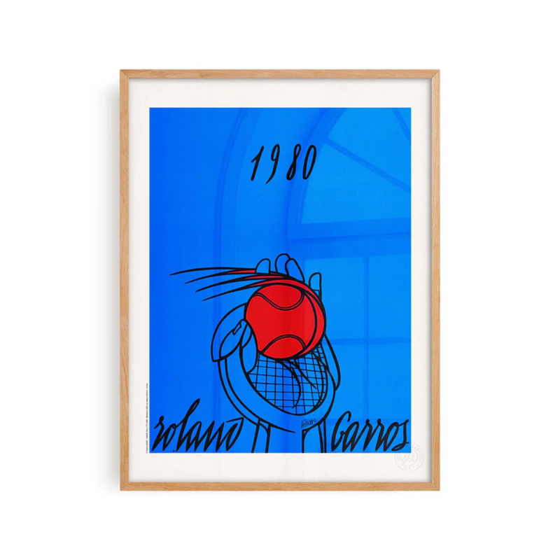 Affiche Roland-Garros - Valerio Adami - 30 x 40 cm