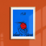 Affiche Roland-Garros - Valerio Adami - 30 x 40 cm | Fleux | 6