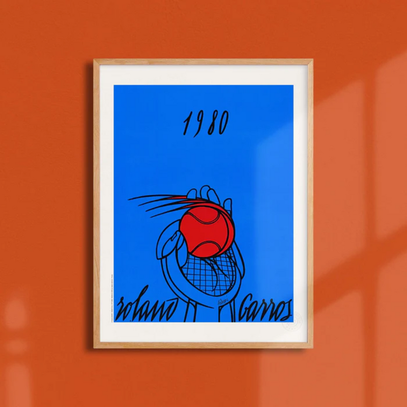 Affiche Roland-Garros - Valerio Adami - 30 x 40 cm