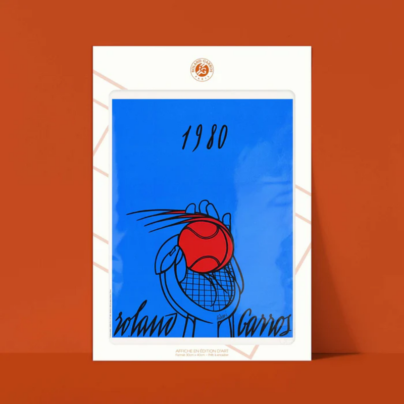 Affiche Roland-Garros - Valerio Adami - 30 x 40 cm