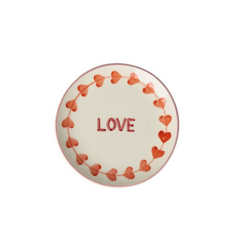Assiette Love en céramique