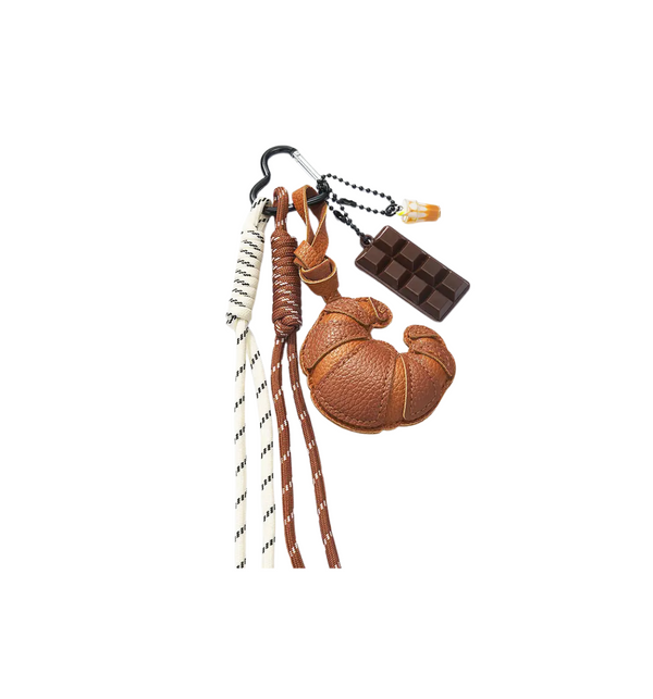 Porte-clés et grigri de sac Croissant