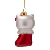 Ornement Verre Hello Kitty in Sock | Fleux | 5