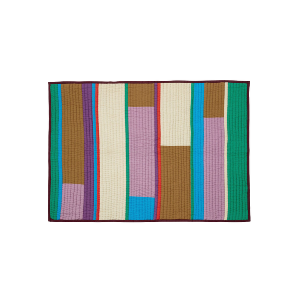 Plaid Pavilion Block Violet/Multicoloré