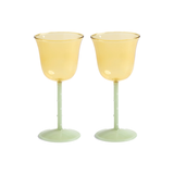 Set of 2 wine glasses - Dot
