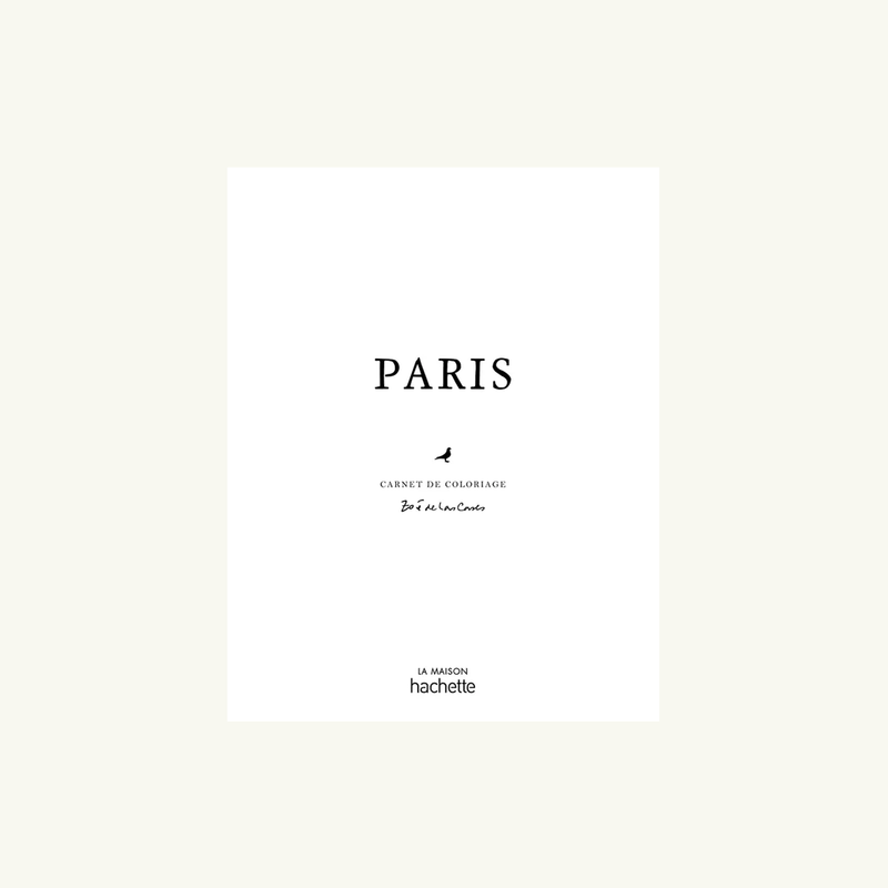 Paris - Collection of Parisian designer coloring pictures
