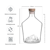 Carafe à spiritueux Topographique Mont Blanc | Fleux | 9