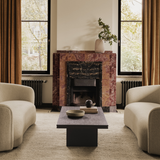 Table basse Grooves - Teck off Noir | Fleux | 23