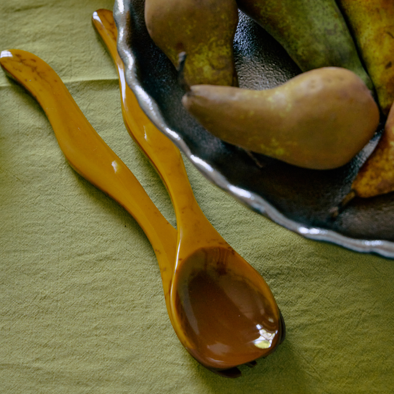 Set de 2 couverts à salade Ochre