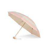 Mini Parapluie Ombrelle Anti-UV - Polaris Rayures Rose Poudré | Fleux | 6