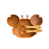 Set de Repas & Couvert en forme de Crabe | Fleux | 6