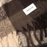 Écharpe Recyclée Reykjavik - Carreaux Marron | Fleux | 7