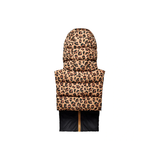 Doudoune Capuche - Léopard réversible Noir | Fleux | 8