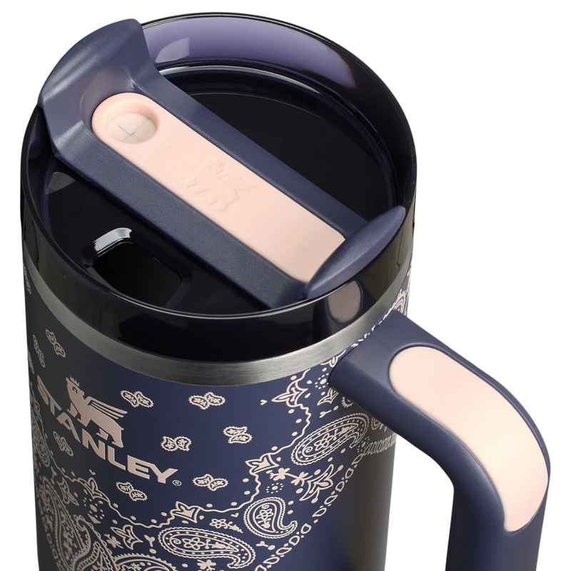 Gourde Quencher H2.0 - Blue Corn Paisley - 0.89L