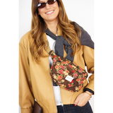 Sac banane - Pepi Marron/Floral | Fleux | 7