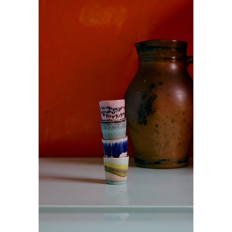 Set de 4 coquetiers 70s Vibrance