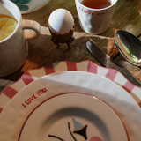Assiette a dessert Pierrot | Fleux | 5