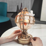 Puzzle 3D en bois - Luminous Globe | Fleux | 5