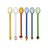 Set de 6 Agitateurs Fruits | Fleux | 3