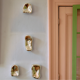 Set de 4 Sculptures Glass Chrome | Fleux | 6