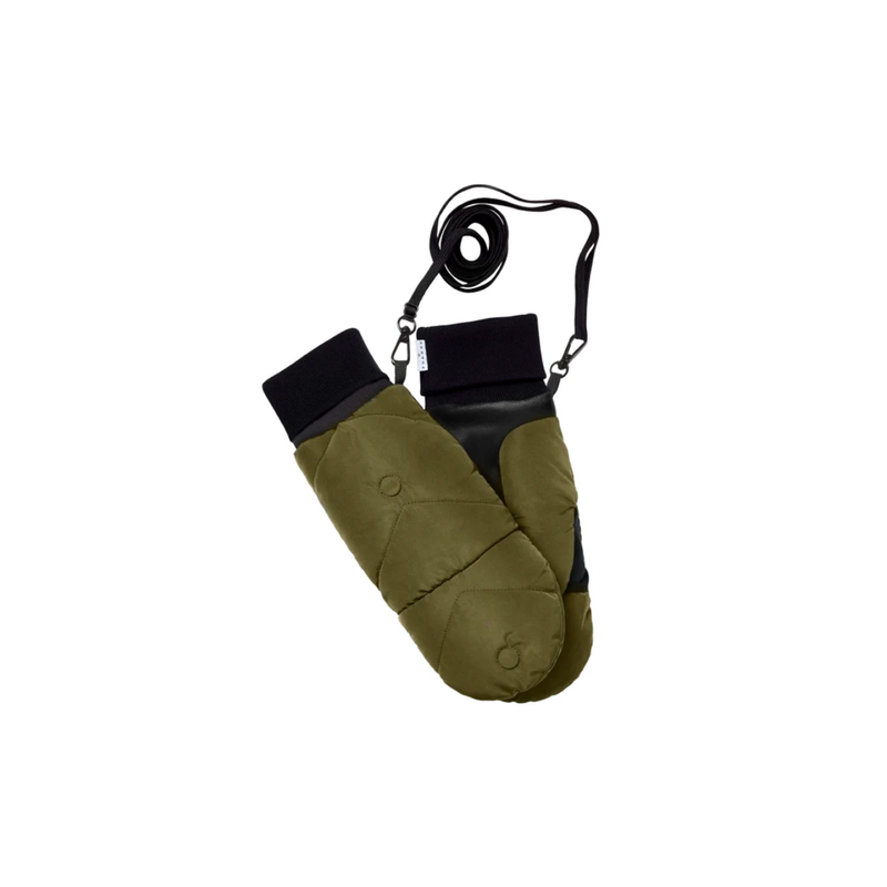 Moufles convertibles mitaines Kaki