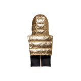 Doudoune Capuche - Dorée réversible Noir | Fleux | 11