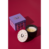 Bougie Charmed Horseshoe Lid - Tabac & Pine | Fleux | 12