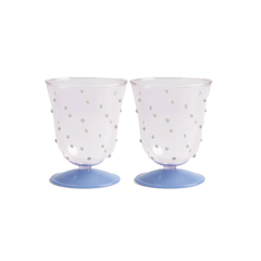 Set of 2 water glasses - Dot