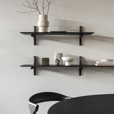 PI Wall Shelf in Dark Brown Mahogany - 1 shelf | Fleux | 6