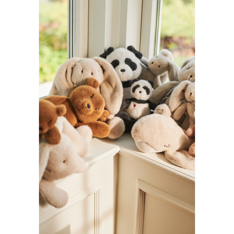 Peluche Berto Panda Sandy/Dark Grey