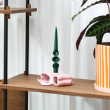 Ribbon Candle Holder - Pink