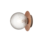 Applique extérieur Liila 1 - dark bronze / opal | Fleux | 6