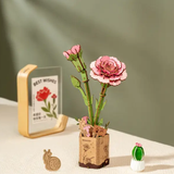 3D Puzzle - Pink Carnation | Fleux | 5