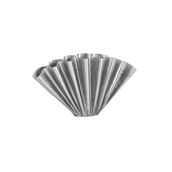 Vase HDFlood Fini Argent Brossé 30 x 53,5 cm