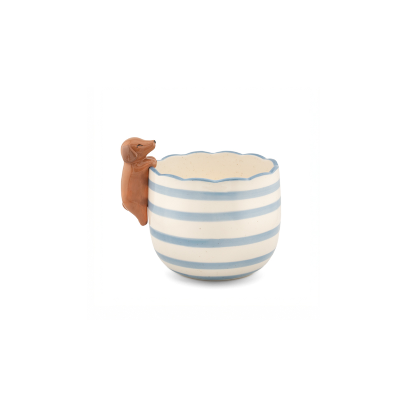 Pot peeking Sausage Dog