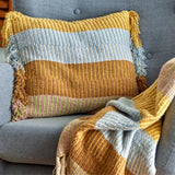 Plaid Isnel Jaune Coton Recyclé | Fleux | 6