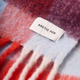 Écharpe Recyclée Reykjavik - Carreaux Rouge Bleu | Fleux | 7