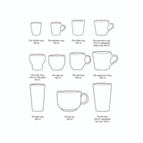 Set de 6 coffee mugs 70s S Surreal | Fleux | 11