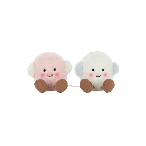 Peluche Amuseables Toastie Pink and White Marshmallows