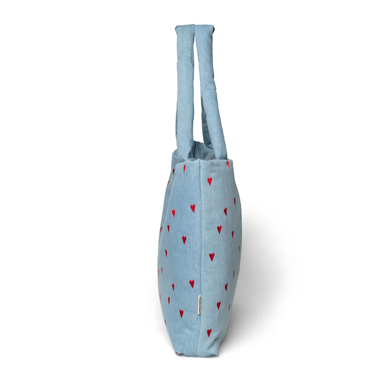 Sac Mom Denim Coeurs