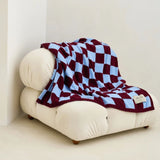 Plaid Recyclé Teddy - Carreaux Bleus | Fleux | 7