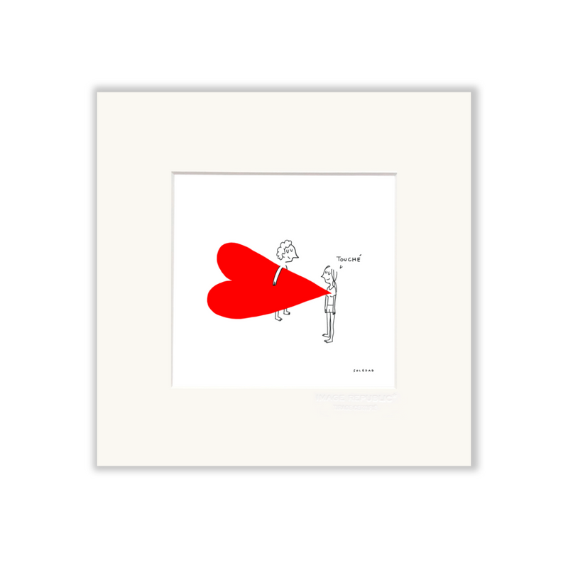 Affiche Soledad Coeur 10 - 22 x 22 cm
