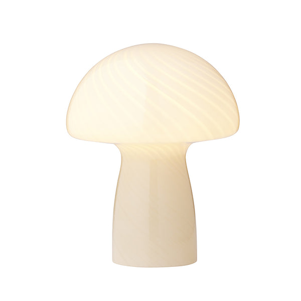 Lampe Champignon H 23 cm - Crème