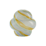 Lampe de table rayée en verre - Ø 21 cm - Multicolore | Fleux | 4