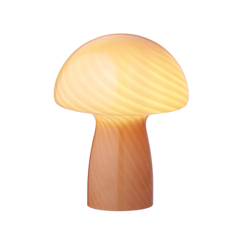 Lampe Champignon H 23 cm - Orange