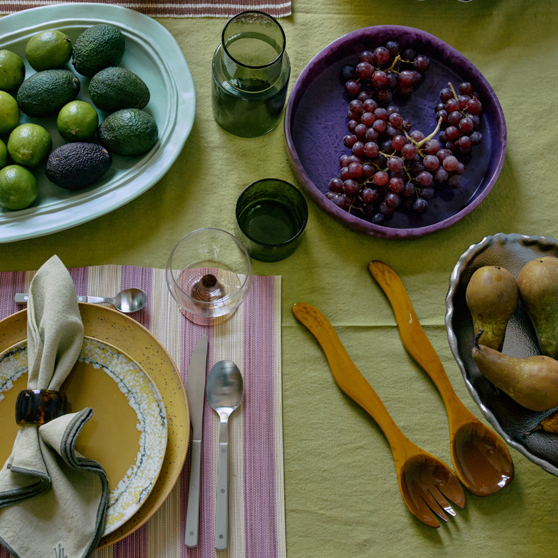 Set de 2 couverts à salade Ochre