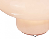 Lampe Ovalie - Verre Rose | Fleux | 7